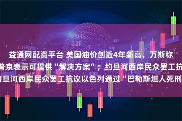 益通网配资平台 美国油价创近4年新高，万斯称特朗普“不耐烦了”，普京表示可提供“解决方案”；约旦河西岸民众罢工抗议以色列通过“巴勒斯坦人死刑法案”
